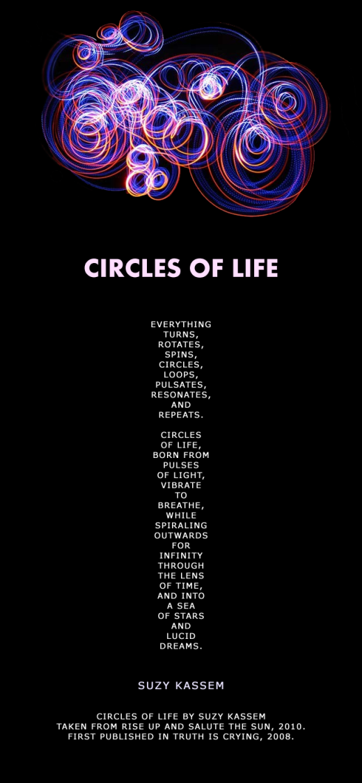 Suzy Kassem Poetry - Circles of Life